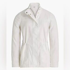 J. Crew - Utility Drawcord Jacket - White - Small - EXCELLENT Cond. -Worn 1 Time